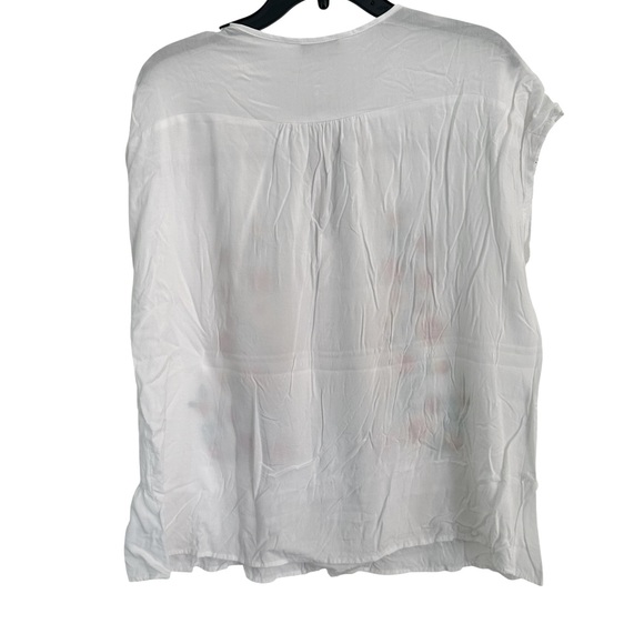 THE PIONEER WOMAN EMBROIDERED RUFFLE HEM BLOUSE‎ - Picture 7 of 10